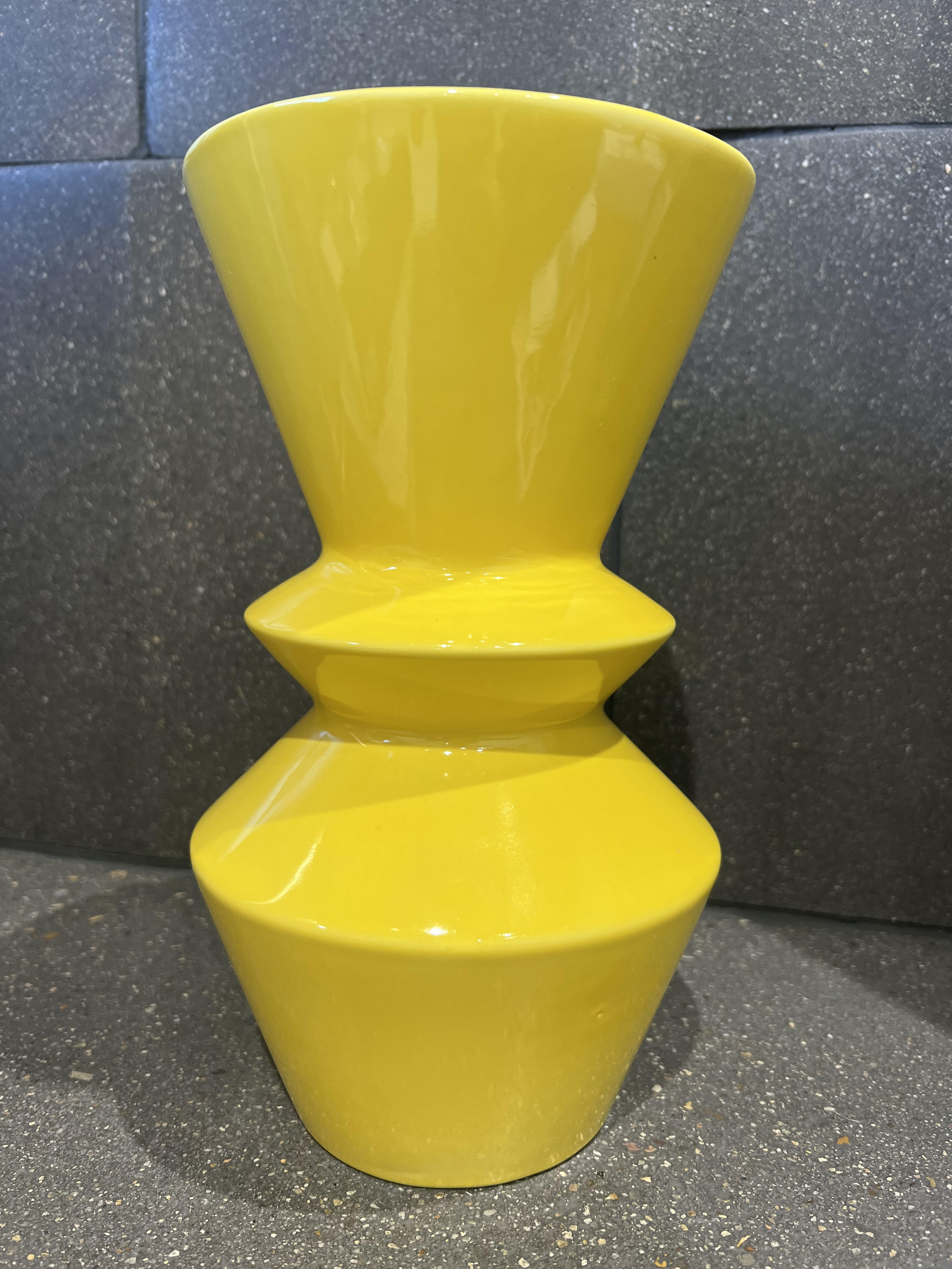 Small Golden Lemon Vase