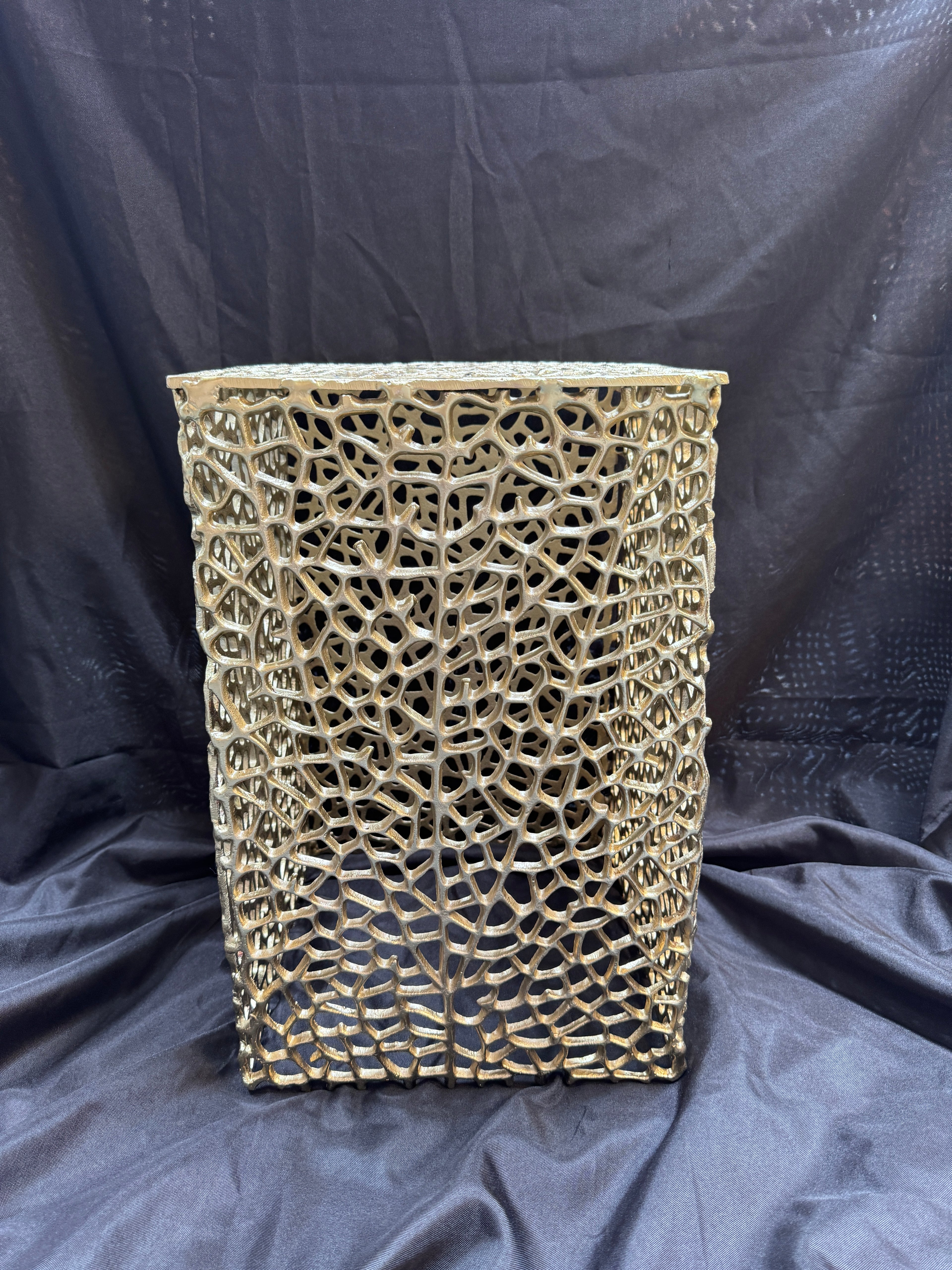 Gold Coral Table End Table SMALL