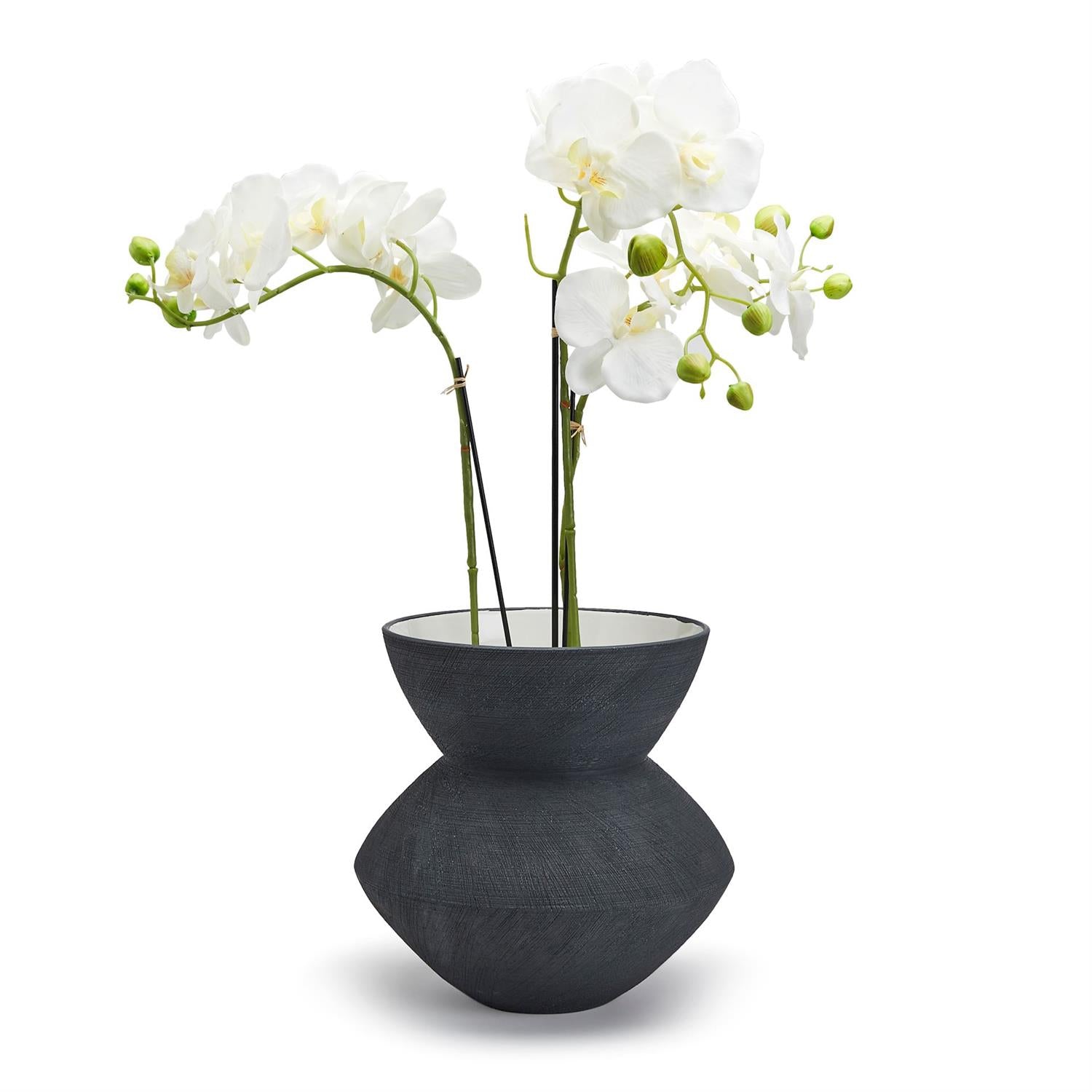 Black Steel Scratch Vase