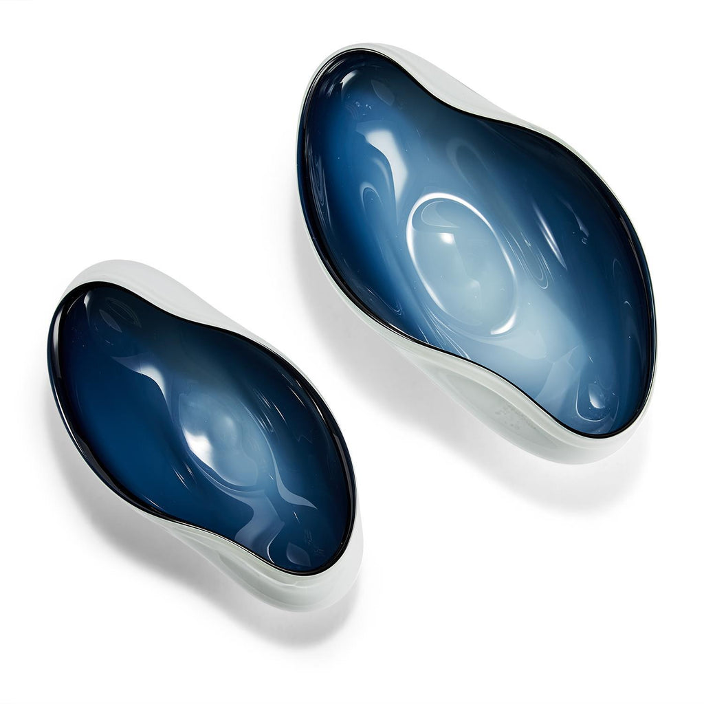 Freeform Glass Bowl (Set of 2)