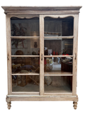 Antique French Glass Door Cabinet